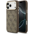 Husa pentru iPhone 17 Pro - Guess Hardcase 4G Classic MagSafe (GUHMP17LP4MSEGCW) - Brown