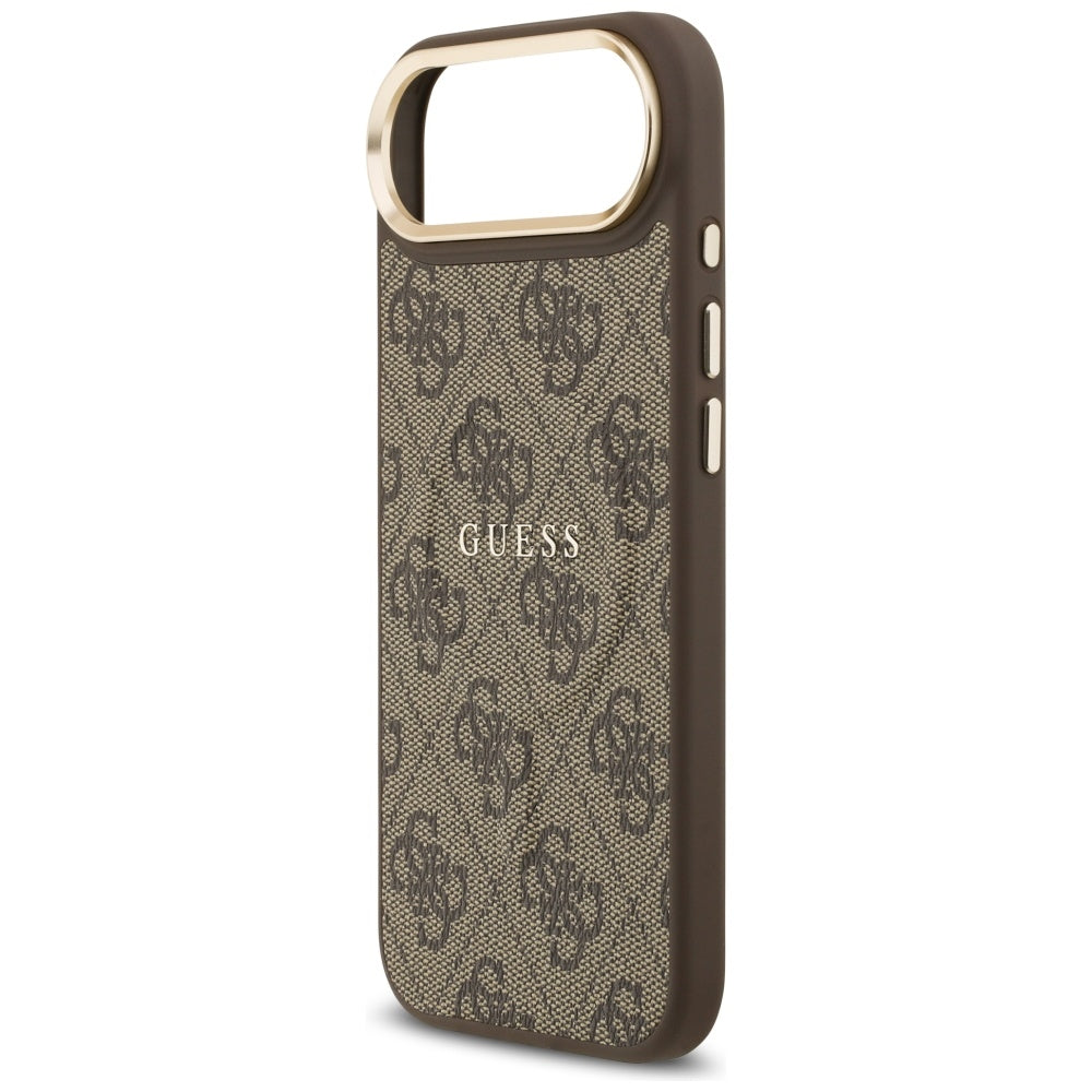 Husa pentru iPhone 17 Air - Guess Hardcase 4G Classic MagSafe (GUHMP17MP4MSEGCW) - Brown
