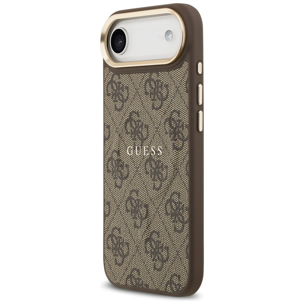 Husa pentru iPhone 17 Air - Guess Hardcase 4G Classic MagSafe (GUHMP17MP4MSEGCW) - Brown