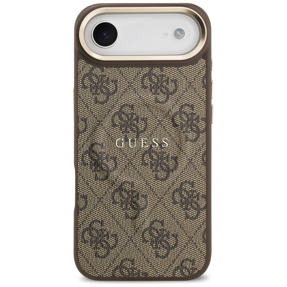 Husa pentru iPhone 17 Air - Guess Hardcase 4G Classic MagSafe (GUHMP17MP4MSEGCW) - Brown