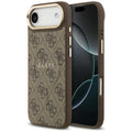 Husa pentru iPhone 17 Air - Guess Hardcase 4G Classic MagSafe (GUHMP17MP4MSEGCW) - Brown