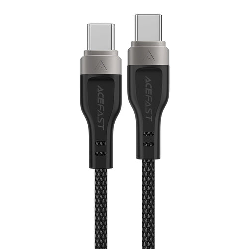 Acefast - Data Cable (C11-03) - Magnetic Winding, Fast Charging, Type-C to Type-C, 60W, 3A, Adjustable Lenght, 1.2m - Bl