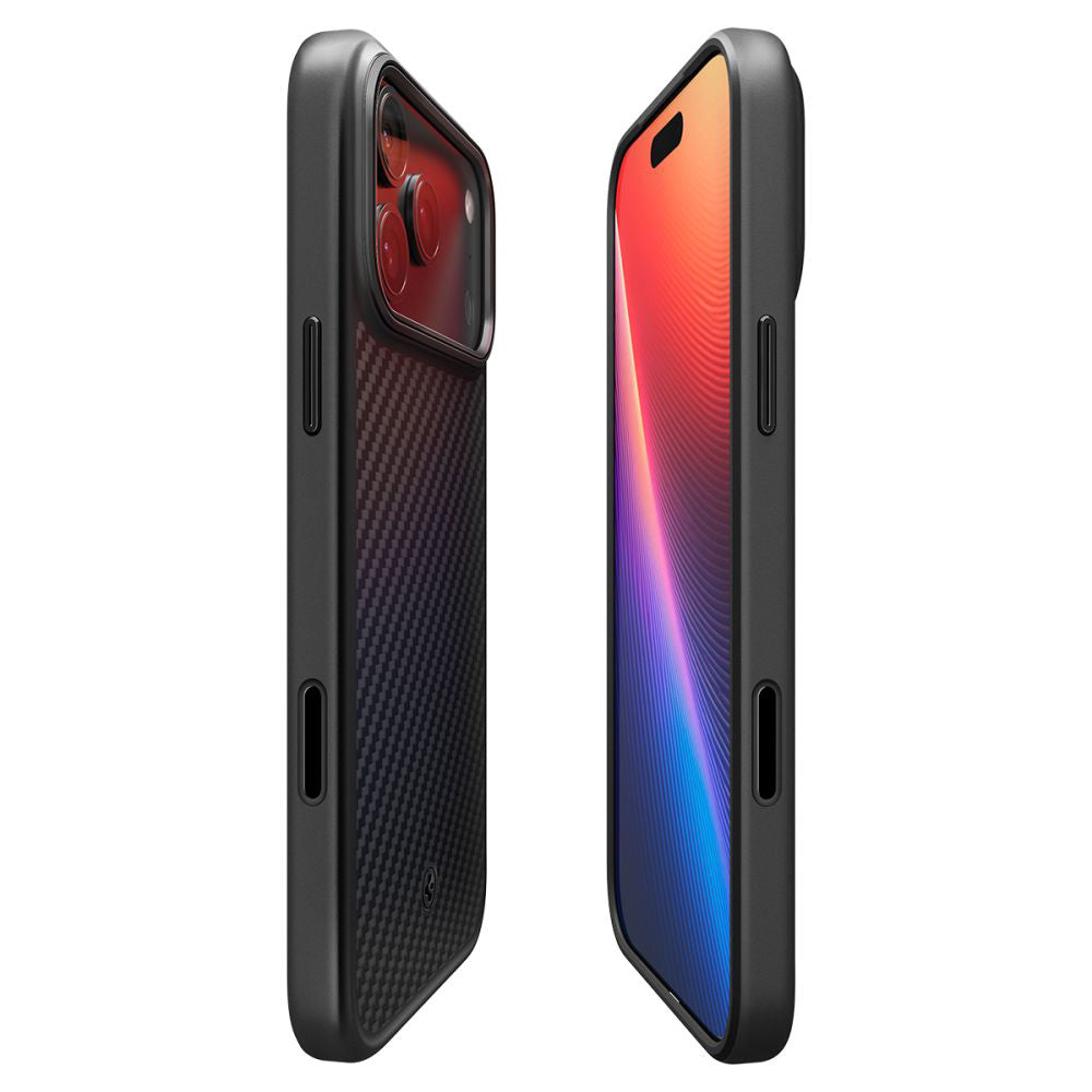 Spigen - Enzo Aramid "T" MagSafe (ACS09906) - iPhone 17 Pro Max - Black