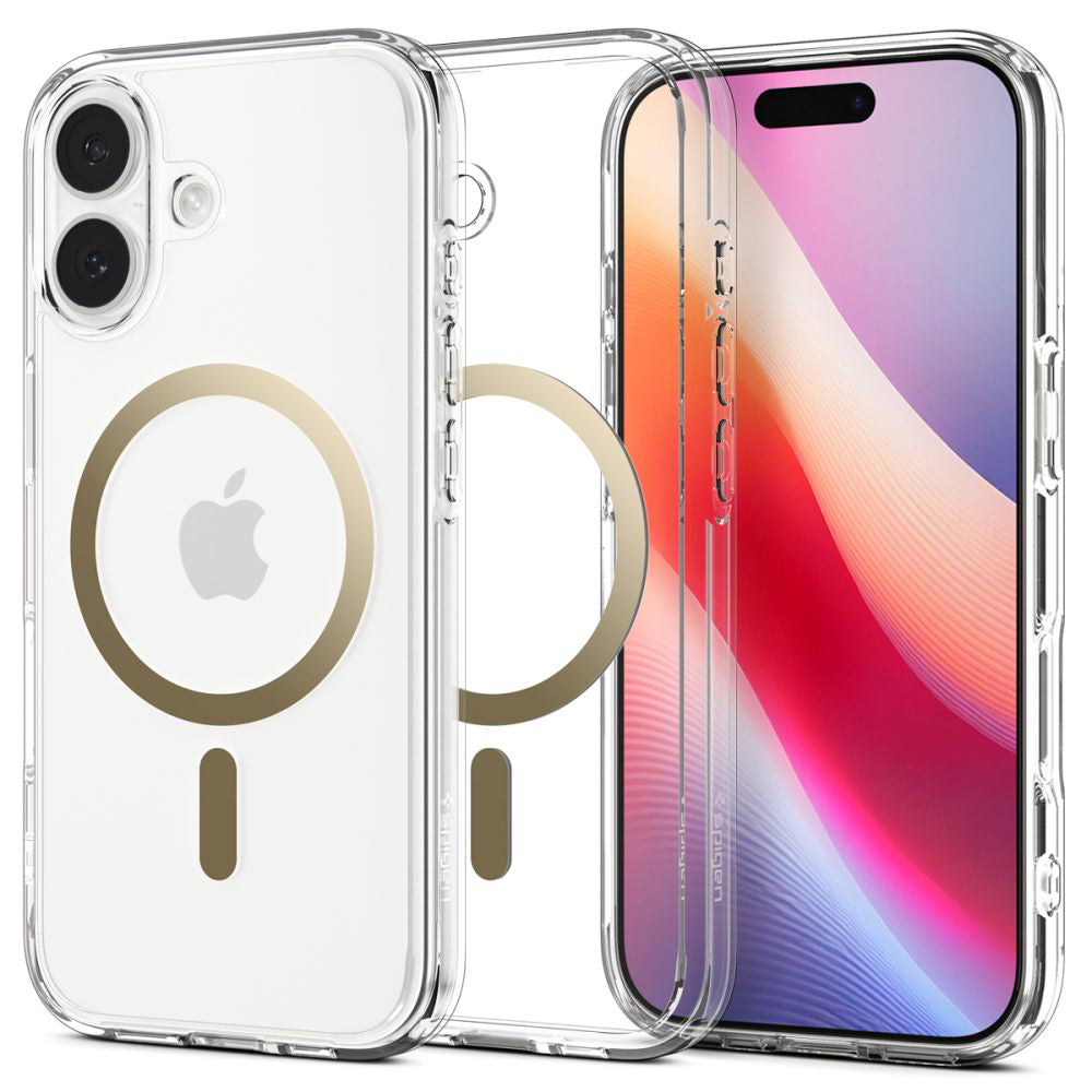 Spigen - Ultra Hybrid MagSafe (ACS10382) - iPhone 17 - Clear/Gold