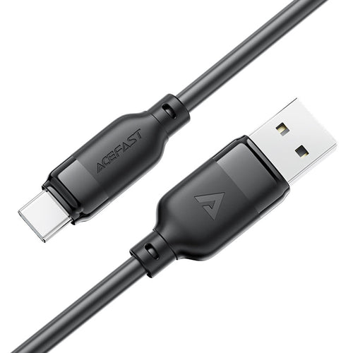 Acefast - Data Cable (C16-04) - Fast Charging, USB to Type-C, 3A, Bend-Resistant, 1.2m - Black