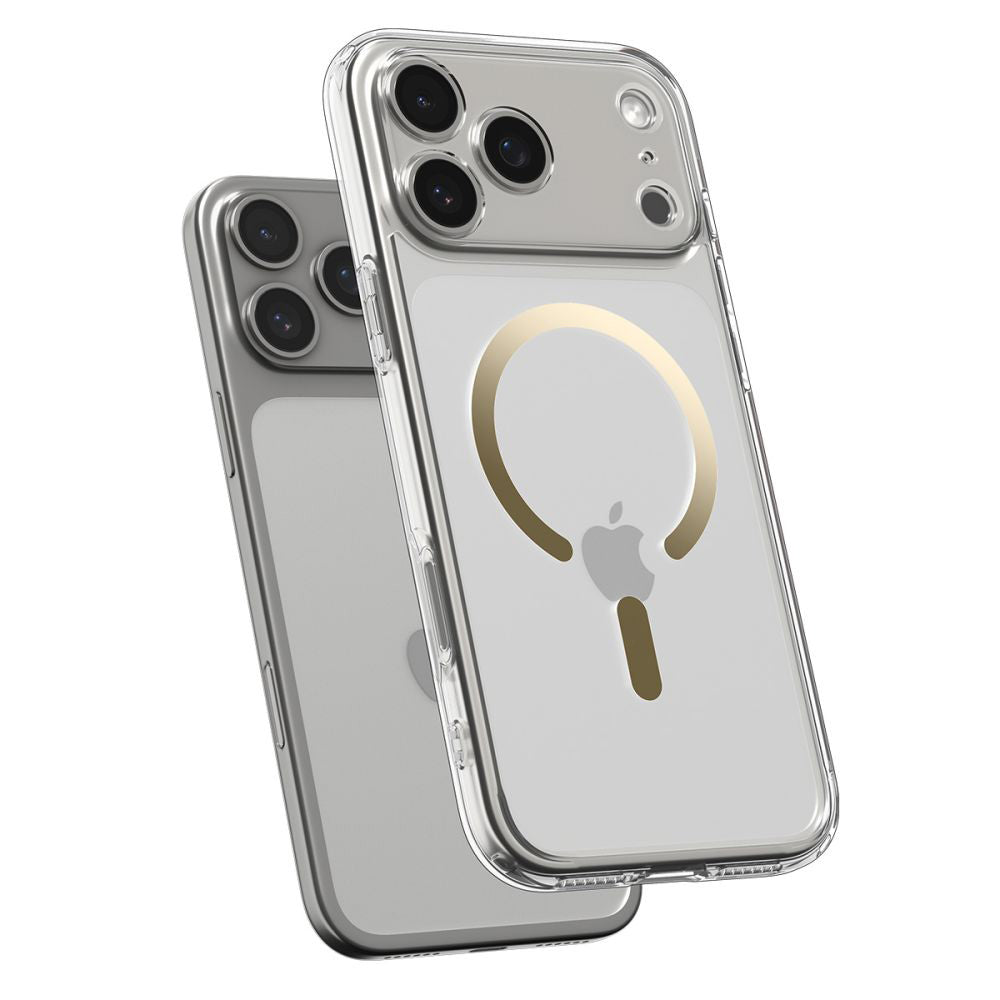 Spigen - Ultra Hybrid MagSafe (ACS10348) - iPhone 17 Pro - Clear/Gold