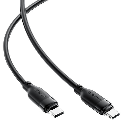 Acefast - Data Cable (C16-03) - Fast Charging, Type-C to Type-C, 60W, 3A, Bend-Resistant, 1.2m - Black