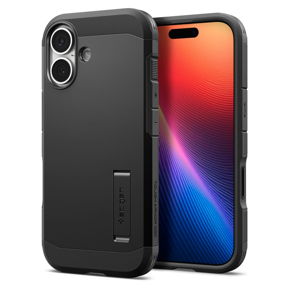 Spigen Husa de protectie Spigen Tough Armor "T" MagSafe (ACS10391) compatibil cu iPhone 17, Negru – imagine 7