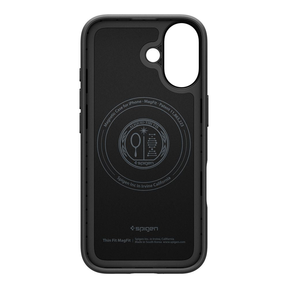 Spigen Husa de protectie Spigen Thin Fit MagSafe (ACS10373) compatibil cu iPhone 17, Negru – imagine 4