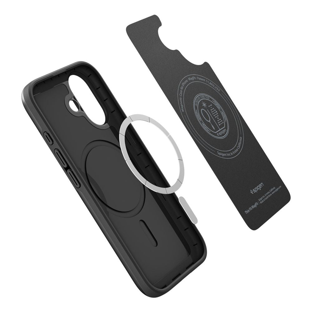 Spigen Husa de protectie Spigen Thin Fit MagSafe (ACS10373) compatibil cu iPhone 17, Negru – imagine 6