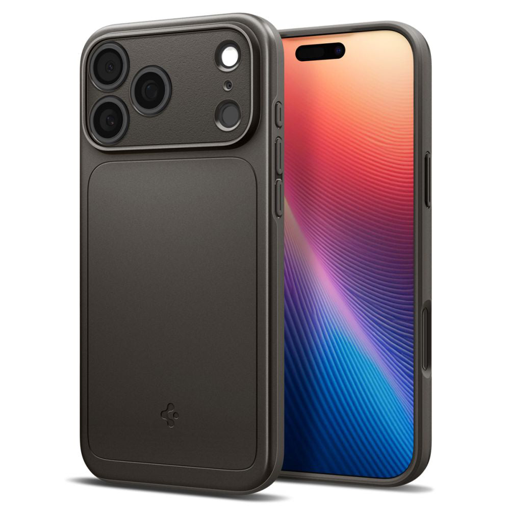 Spigen Husa de protectie Spigen Thin Fit MagSafe (ACS10341) compatibil cu iPhone 17 Pro, Gunmetal – imagine 7