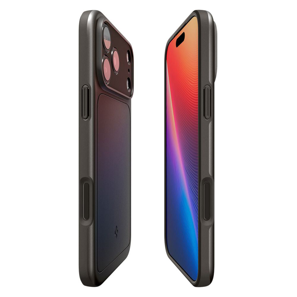 Spigen Husa de protectie Spigen Thin Fit MagSafe (ACS10341) compatibil cu iPhone 17 Pro, Gunmetal – imagine 5