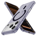 Techsuit - Shockproof Clear Silicone MagSafe - iPhone 17 Pro Max - Smoke Black