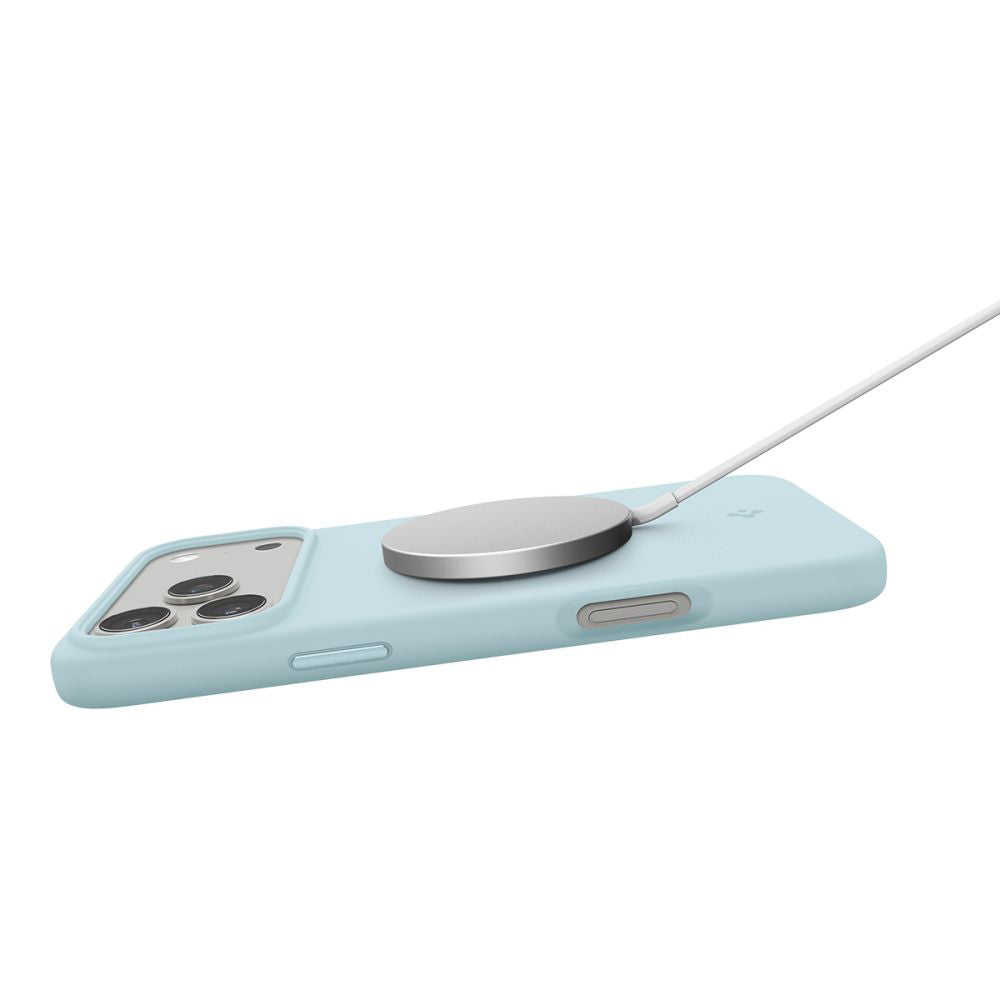 Spigen - Silicone Fit MagSafe (ACS10338) - iPhone 17 Pro - Mute Blue