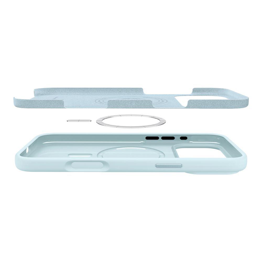 Spigen - Silicone Fit MagSafe (ACS10338) - iPhone 17 Pro - Mute Blue