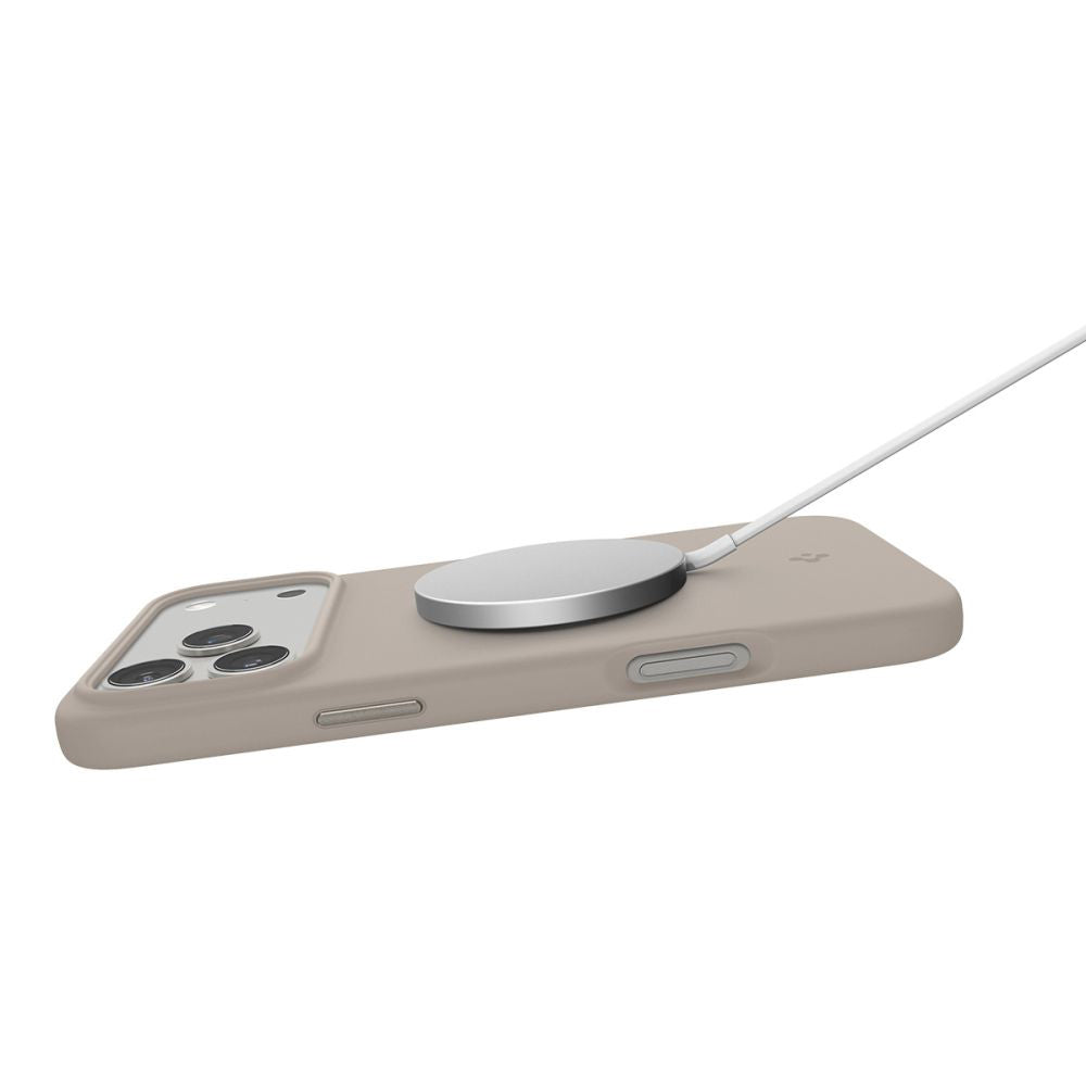 Spigen - Silicone Fit MagSafe (ACS10272) - iPhone 17 Pro Max - Stone