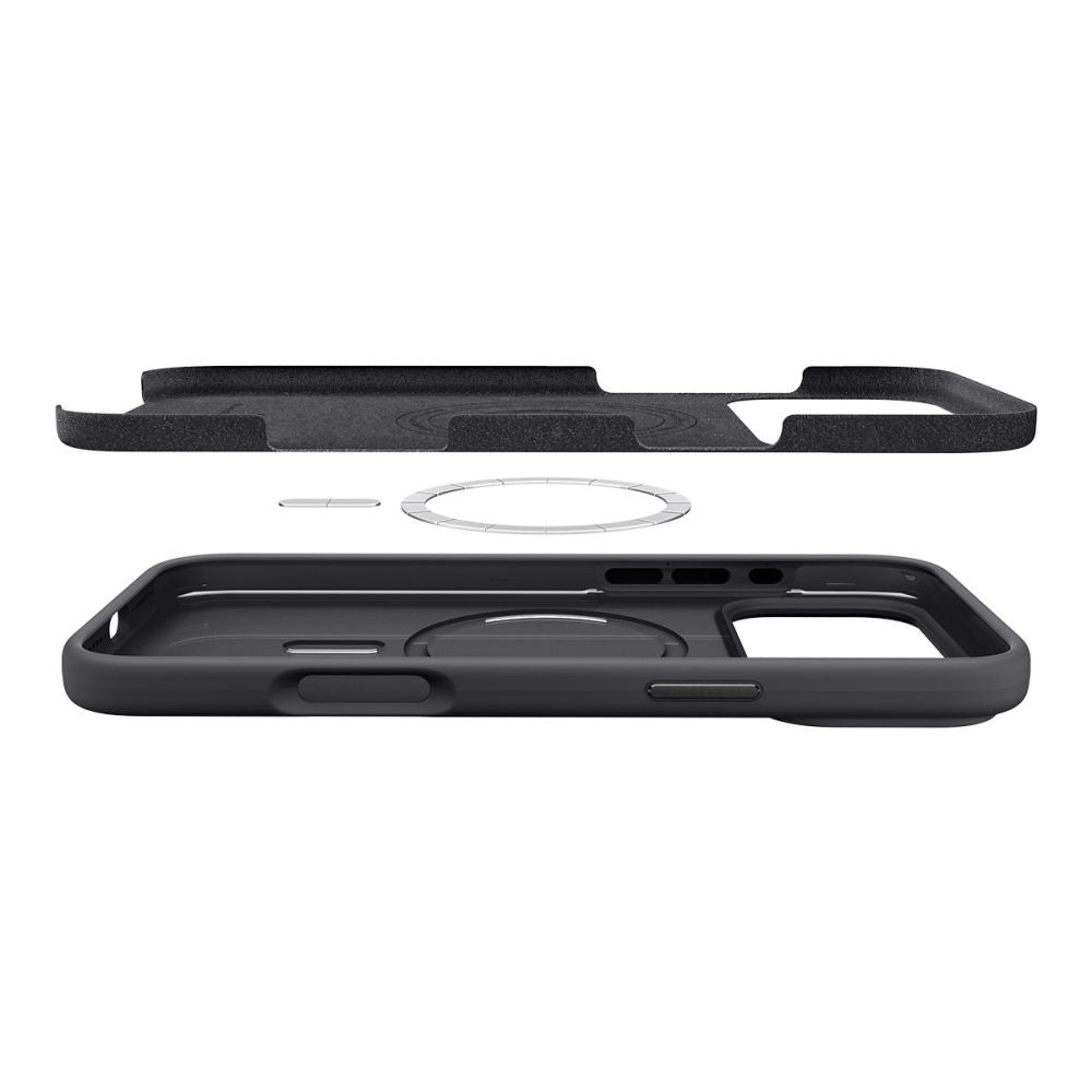 Spigen - Silicone Fit MagSafe (ACS10335) - iPhone 17 Pro - Black