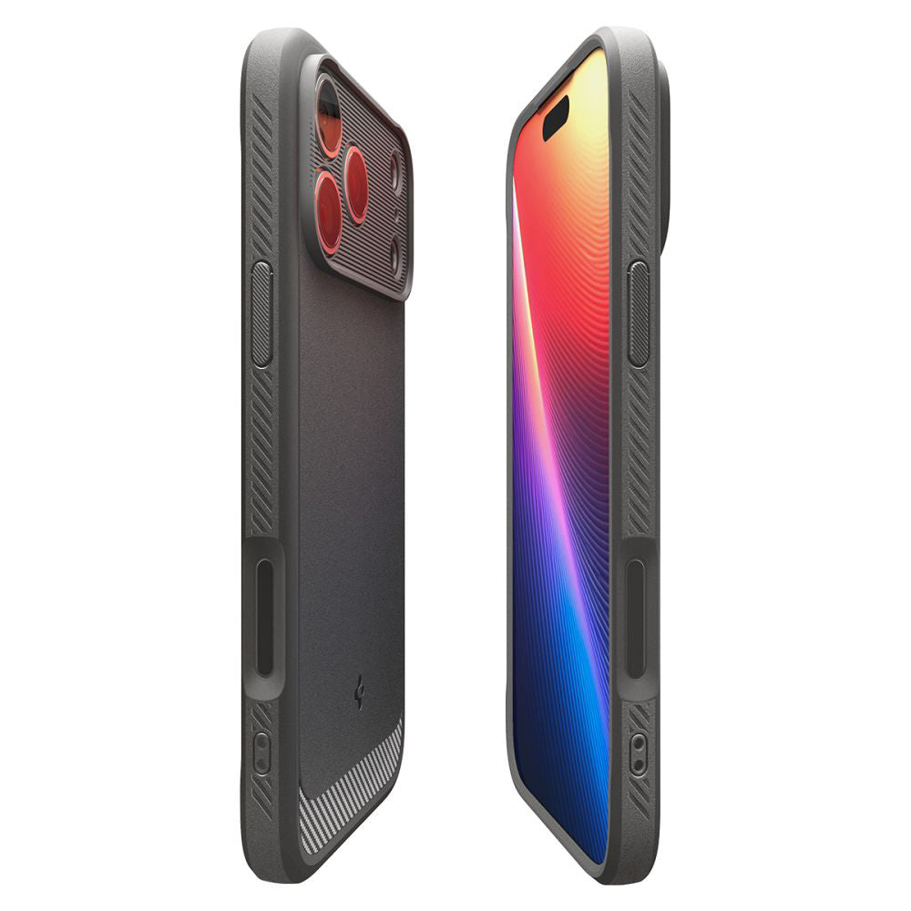 Spigen - Rugged Armor MagSafe (ACS10330) - iPhone 17 Pro - Grey