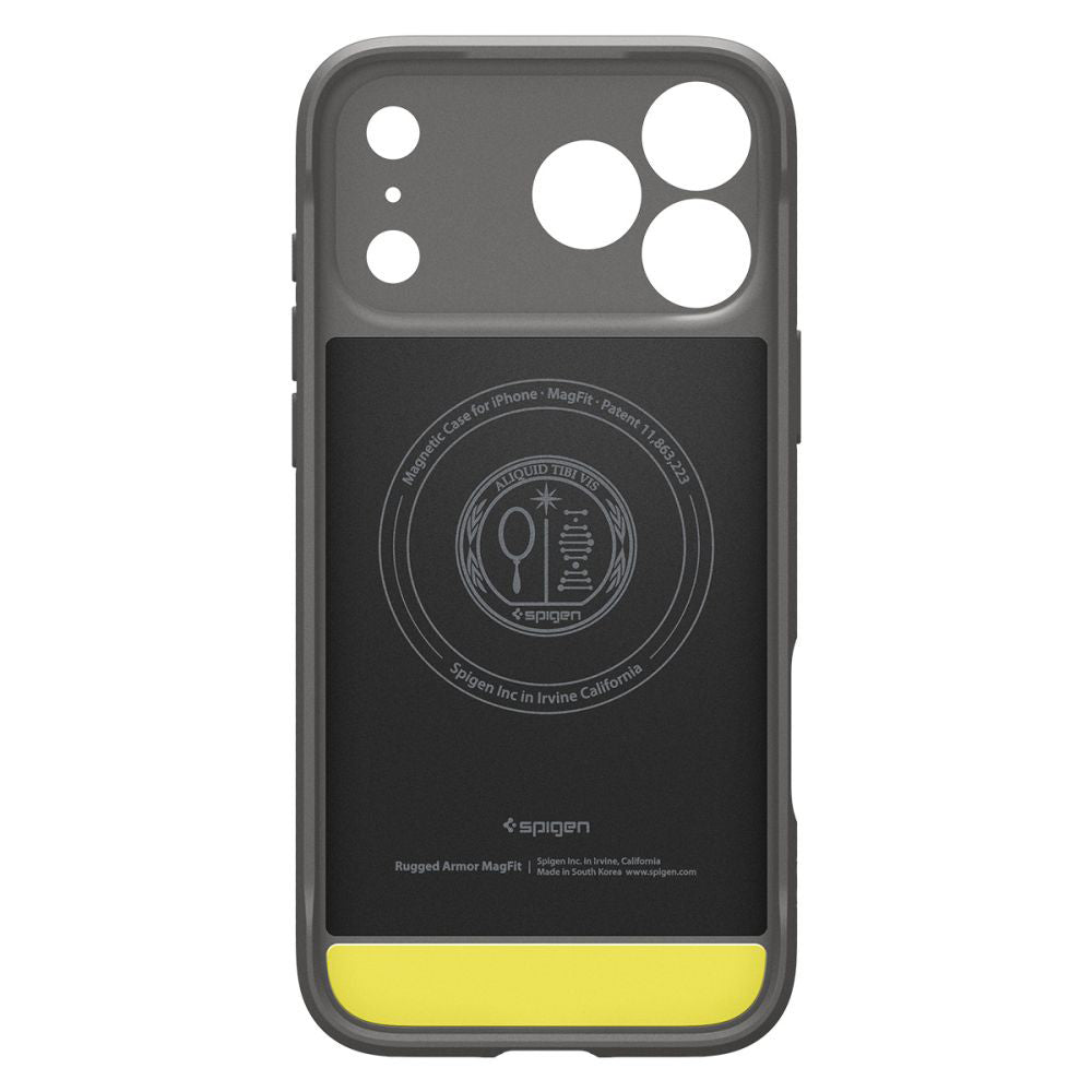Spigen - Rugged Armor MagSafe (ACS10330) - iPhone 17 Pro - Grey