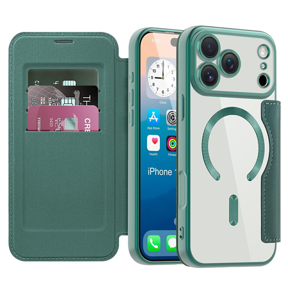Techsuit - SmartMag Book Case - iPhone 17 Pro - Green