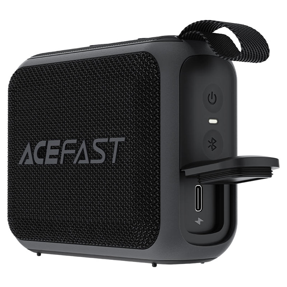 Acefast - Wireless Speaker Go (K4) - Bluetooth 5.4, Portable, 5W Full-range Speaker, Waterproof IPX7, Type-C, 900mAh - B