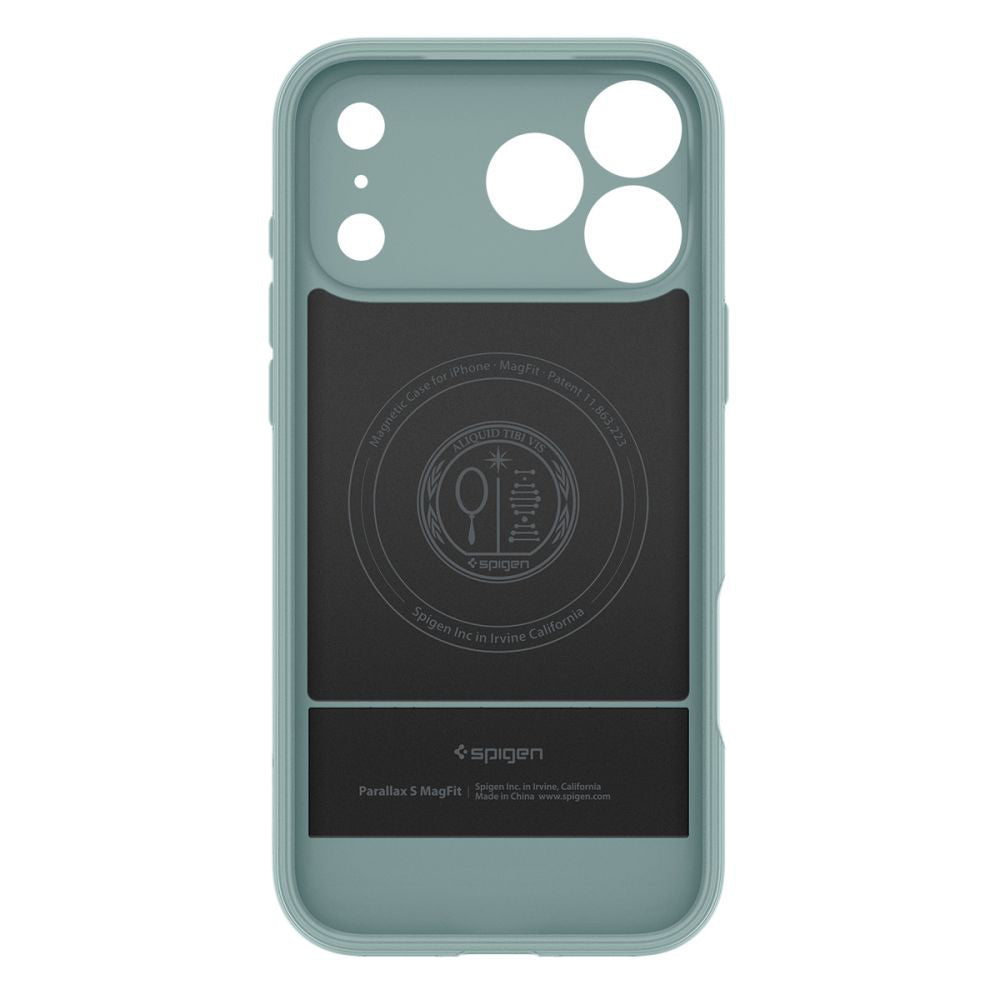 Spigen Husa de protectie Spigen Caseology Parallax "S" MagSafe (ACS09912) compatibil cu iPhone 17 Pro Max, Sage Green – 