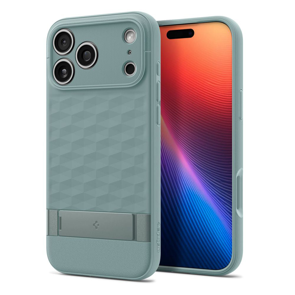 Spigen Husa de protectie Spigen Caseology Parallax "S" MagSafe (ACS09912) compatibil cu iPhone 17 Pro Max, Sage Green – 