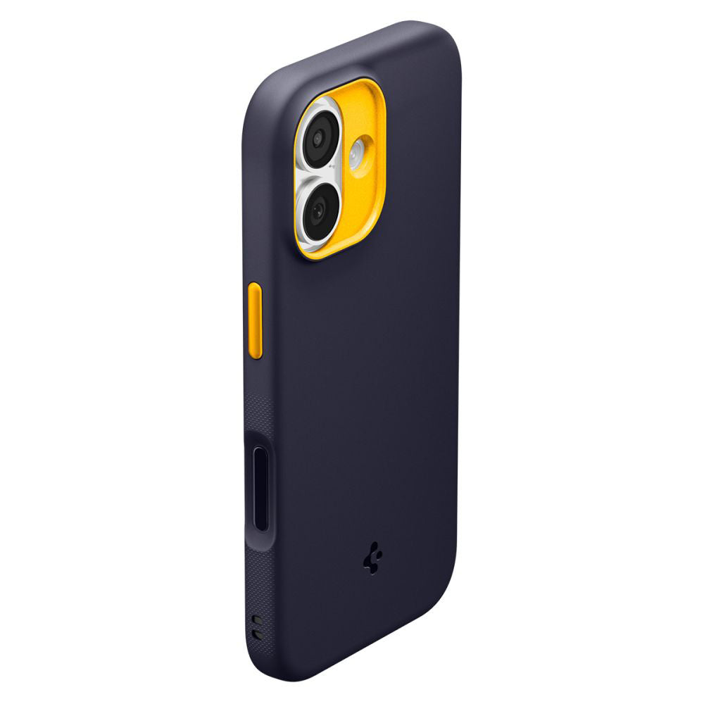 Spigen Husa de protectie Spigen Caseology Nano Pop MagSafe (ACS10364) compatibil cu iPhone 17, Albastru Berry Navy – ima