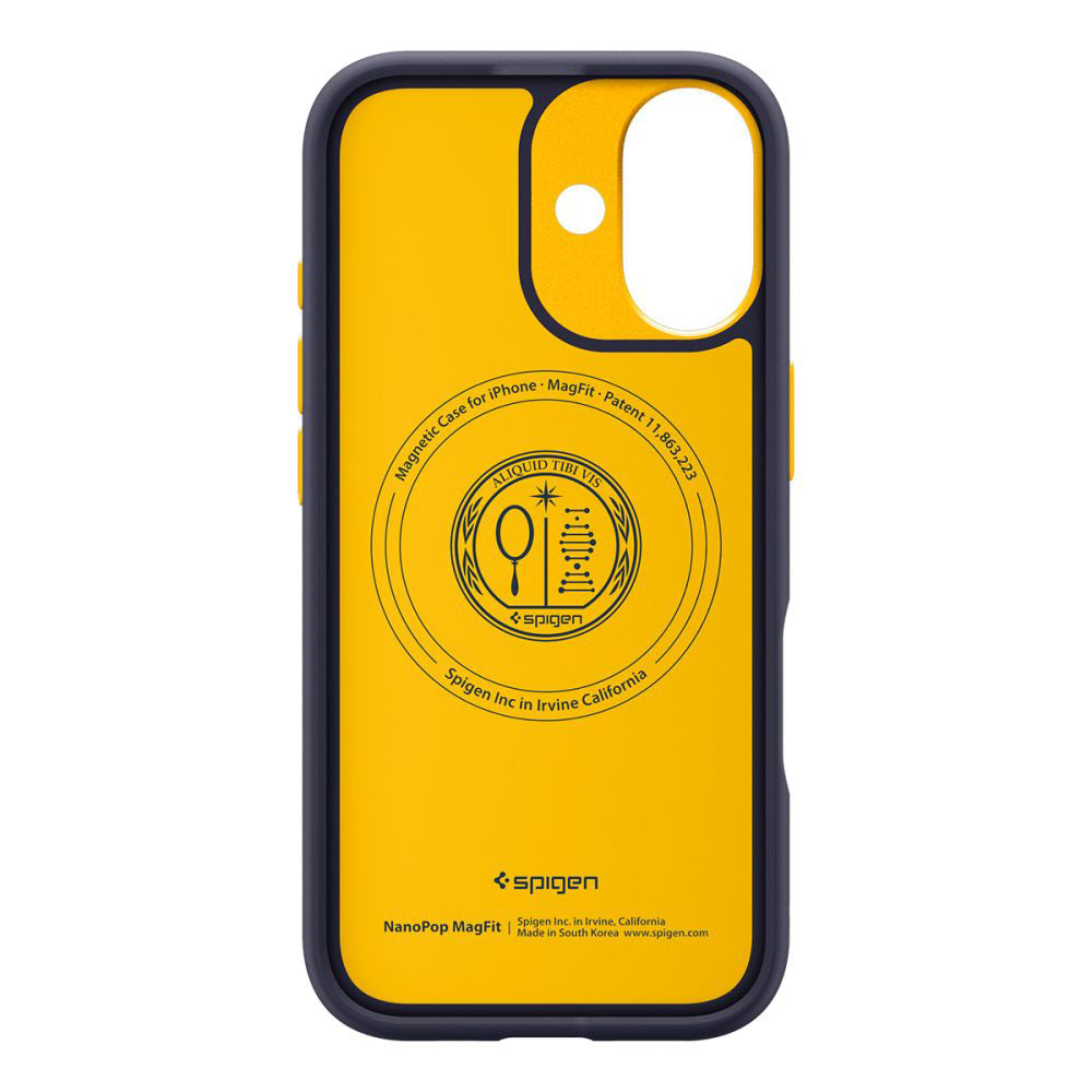 Spigen Husa de protectie Spigen Caseology Nano Pop MagSafe (ACS10364) compatibil cu iPhone 17, Albastru Berry Navy – ima
