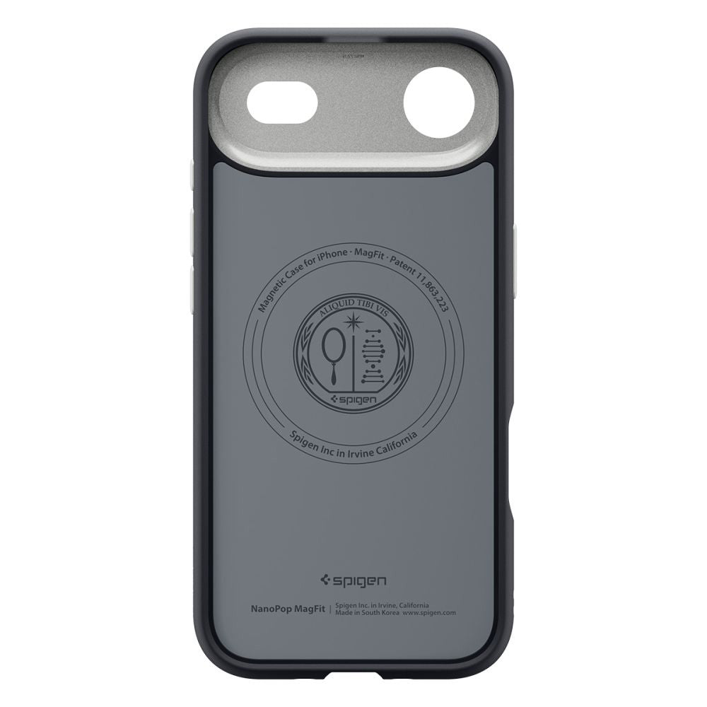 Spigen Husa de protectie Spigen Caseology Nano Pop MagSafe (ACS10301) compatibil cu iPhone 17 Air, Negru Sesame – imagin
