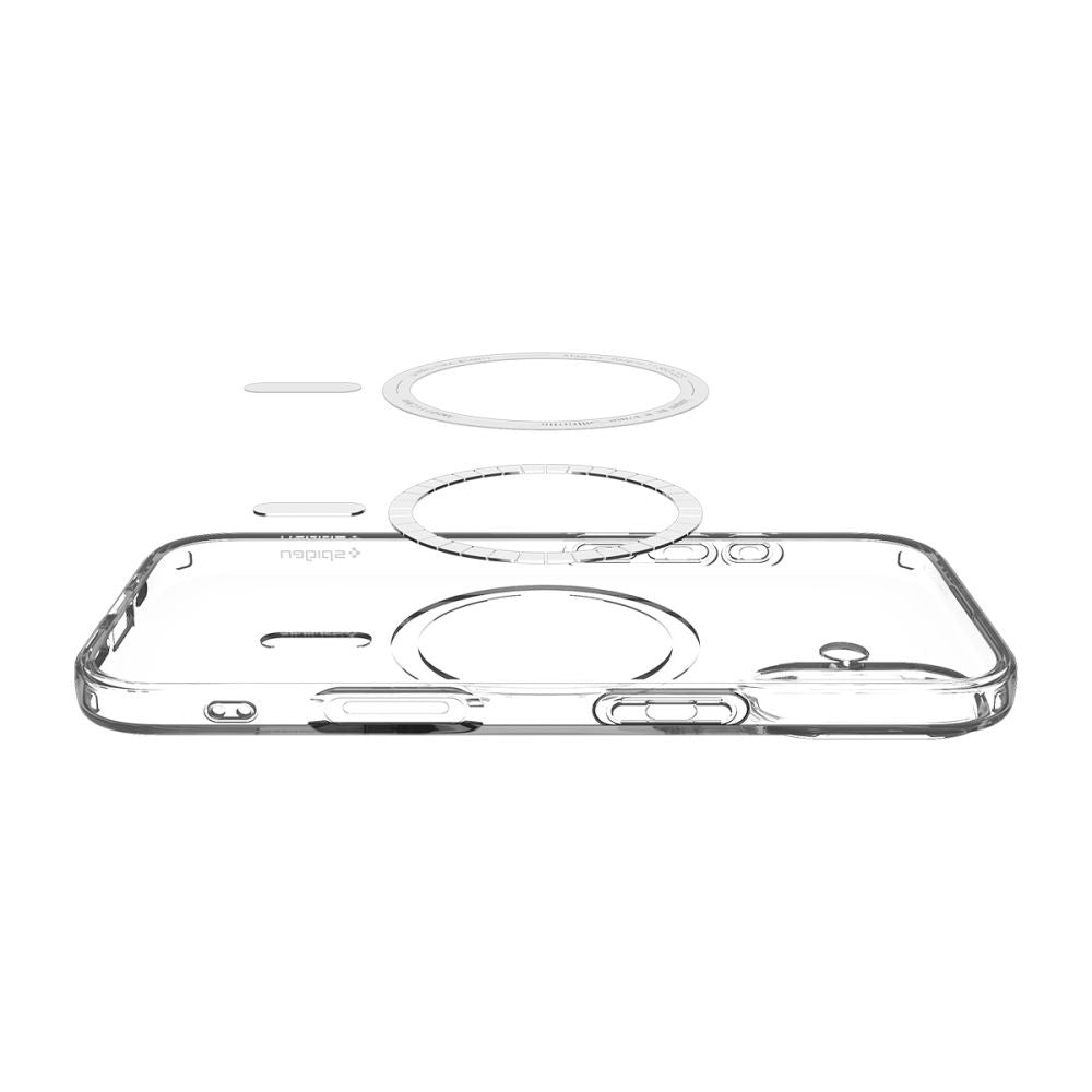 Spigen - Liquid Crystal MagSafe (ACS10397) - iPhone 17 - Clear / White