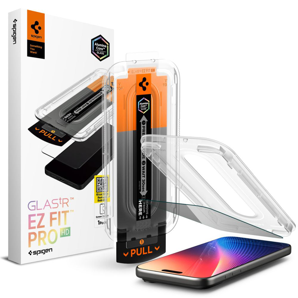 Spigen - Glas.tR EZ-FIT Pro (AGL10096) - iPhone 16 Pro Max / iPhone 17 Pro Max - Privacy