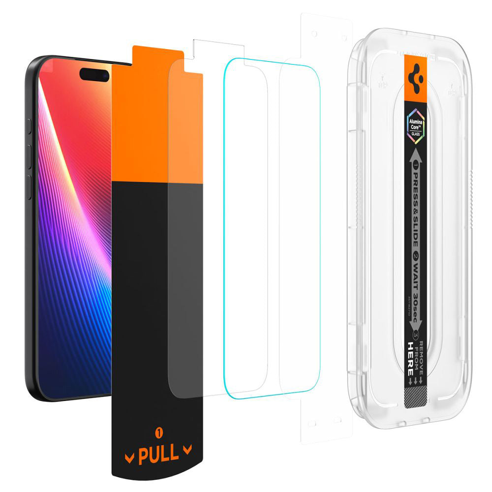 Spigen - Glas.tR EZ-FIT Pro (AGL10096) - iPhone 16 Pro Max / iPhone 17 Pro Max - Privacy