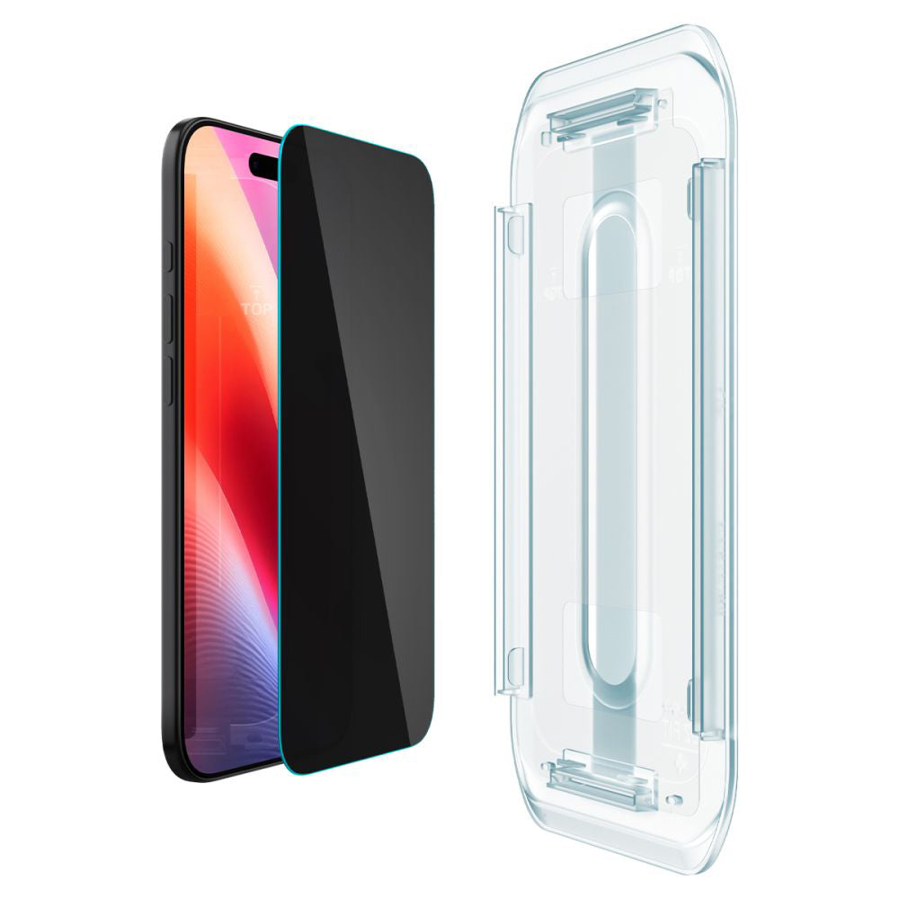 Spigen - (2 pack) Glas.tR EZ-FIT (AGL09862) - iPhone 17 Air - Privacy