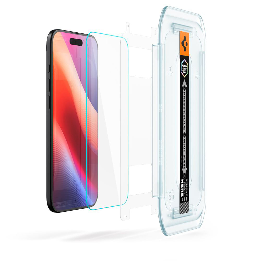 Spigen - (2 pack) Glas.tR EZ-FIT (AGL09861) - iPhone 17 Air - Clear