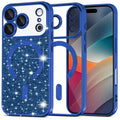Techsuit - Luxury Glitter MagSafe - iPhone 17 Pro Max - Deep Blue
