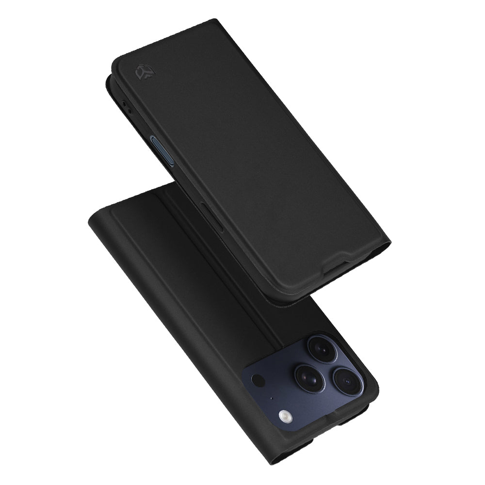 Techsuit - Magskin Book - iPhone 17 Pro - Black