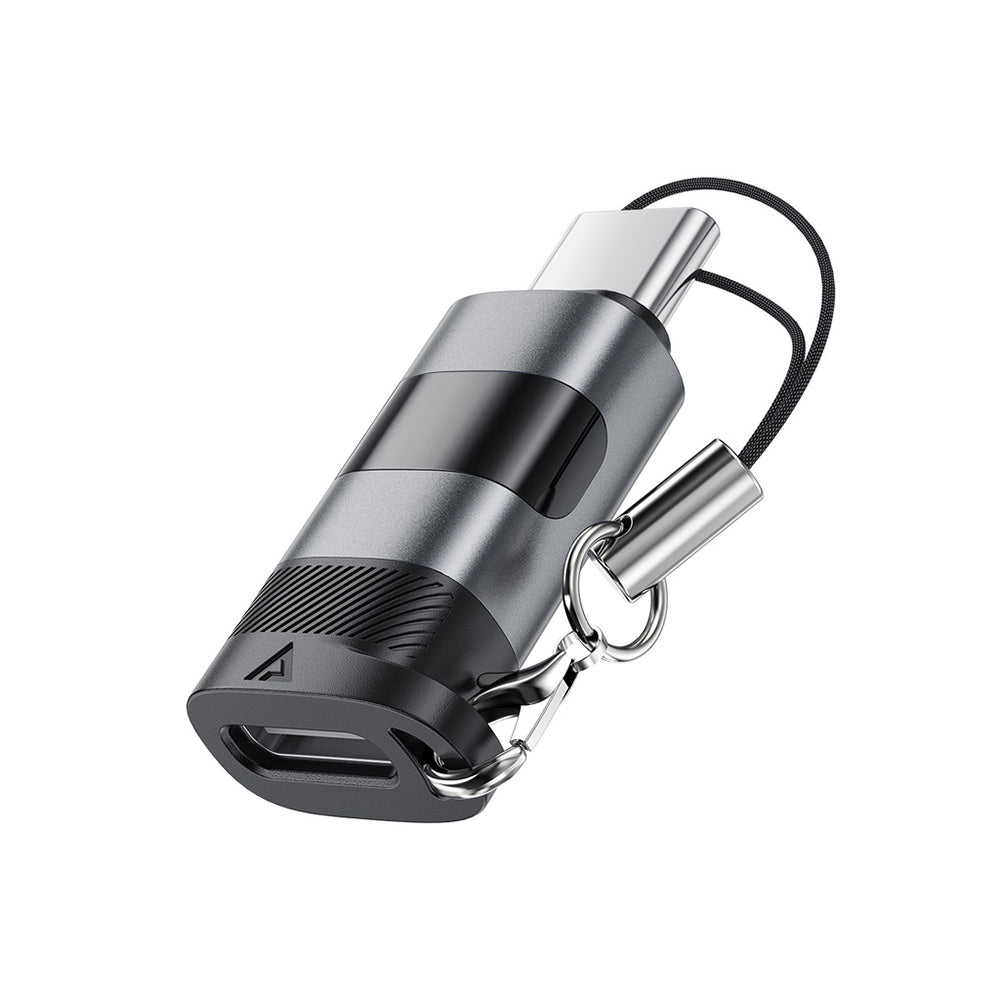 Acefast - Adapter (J9) - with Digital Display, Type-C to USB-C, 480Mbps, 20V/5A, Fast Charge, Data Transmission - Metal 