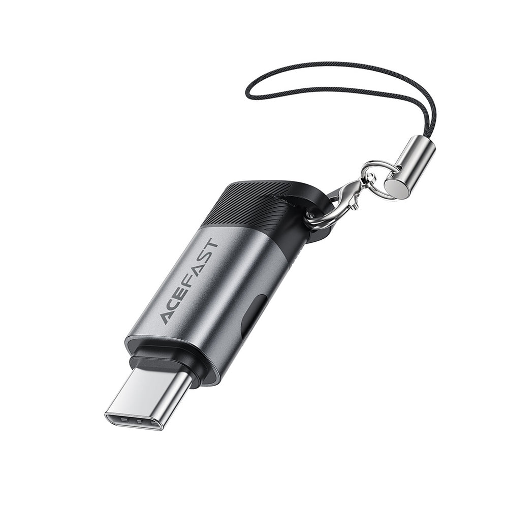 Acefast - Adapter (J9) - with Digital Display, Type-C to USB-C, 480Mbps, 20V/5A, Fast Charge, Data Transmission - Metal 