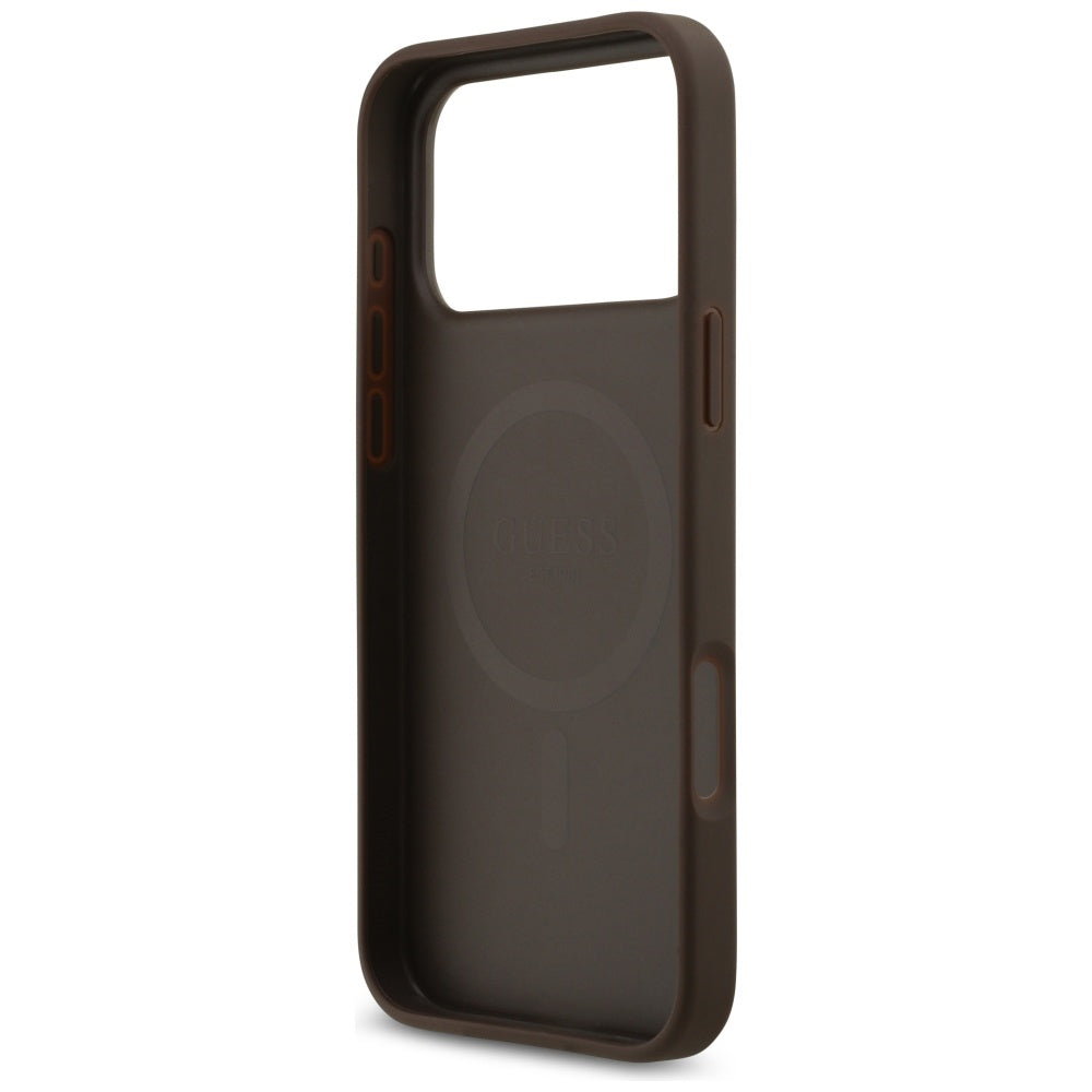 Guess - 4G Circle Classic Logo MagSafe (GUHMP17XP4PGRSGW) - iPhone 17 Pro Max - Brown