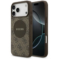 Guess - 4G Circle Classic Logo MagSafe (GUHMP17LP4PGRSGW) - iPhone 17 Pro - Brown