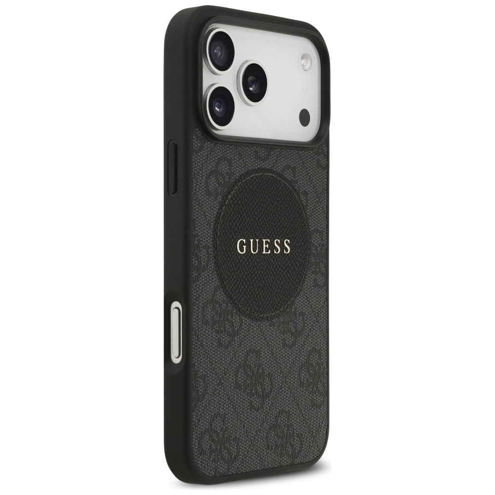 Guess - 4G Circle Classic Logo MagSafe (GUHMP17LP4PGRSGK) - iPhone 17 Pro - Black