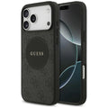 Guess - 4G Circle Classic Logo MagSafe (GUHMP17LP4PGRSGK) - iPhone 17 Pro - Black
