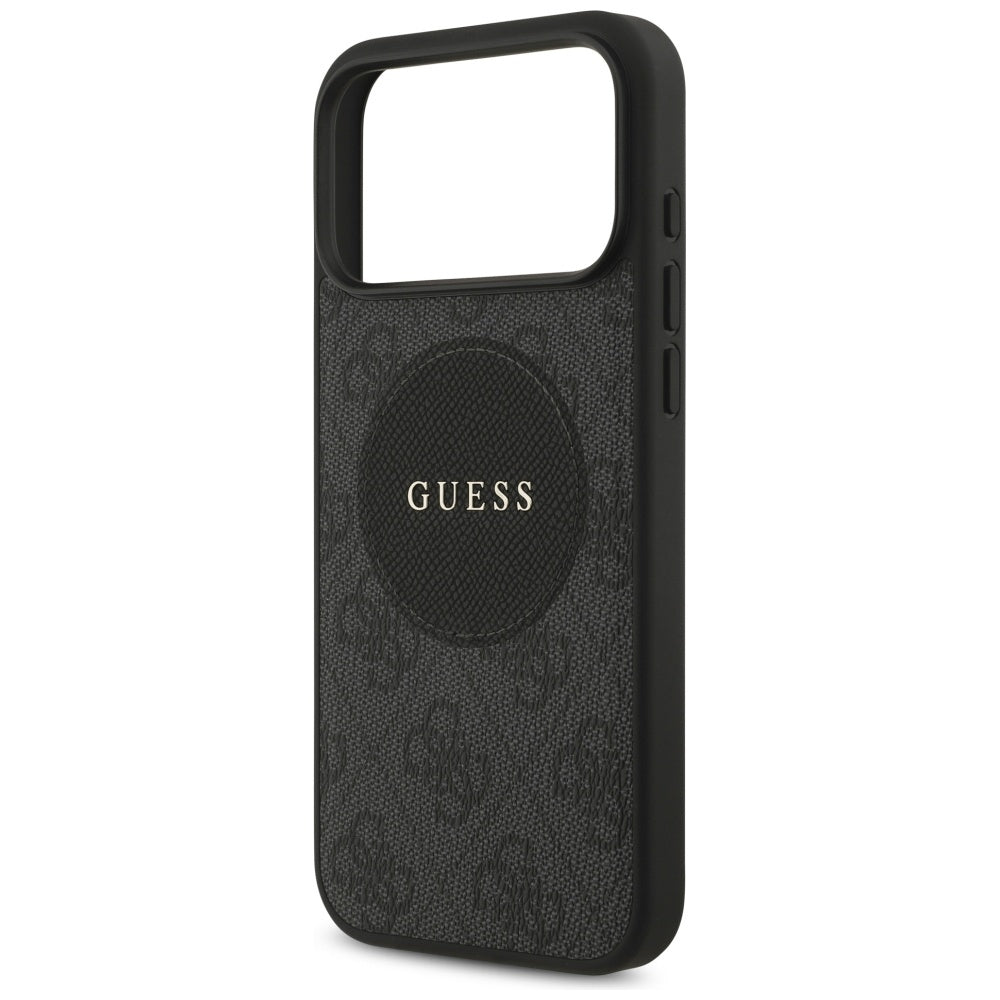 Guess - 4G Circle Classic Logo MagSafe (GUHMP17LP4PGRSGK) - iPhone 17 Pro - Black
