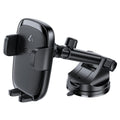 Acefast - Car Holder with Wireless Charging (D49) - for Dashboard/Windshield, Magnetic Grip, Lock Clip, 15W, for 4.7-6.9