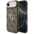 Husa pentru iPhone 17 Air - Guess Hardcase Big 4G Classic Logo (GUHCP17M4GMGCBR) - Brown
