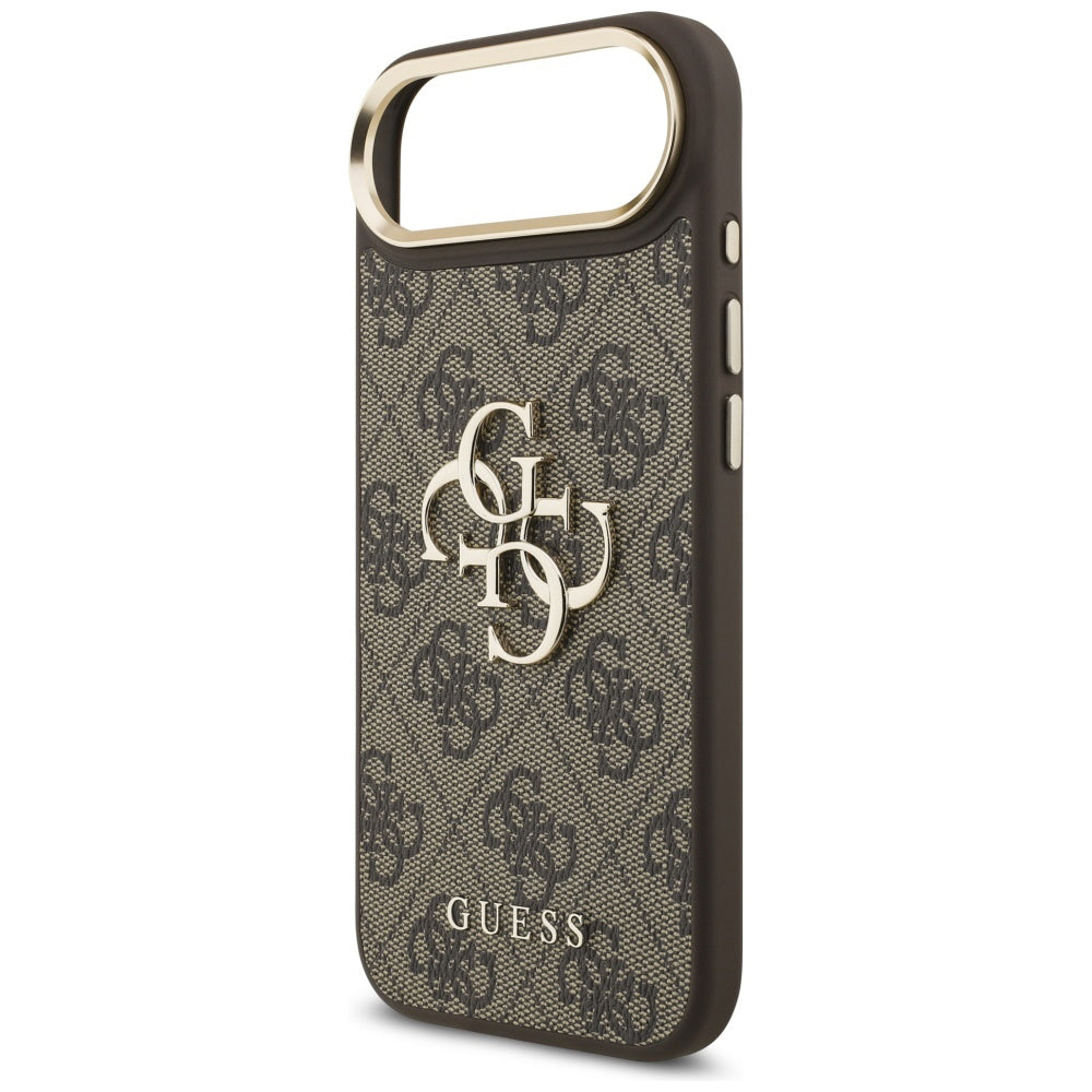 Husa pentru iPhone 17 Air - Guess Hardcase Big 4G Classic Logo (GUHCP17M4GMGCBR) - Brown