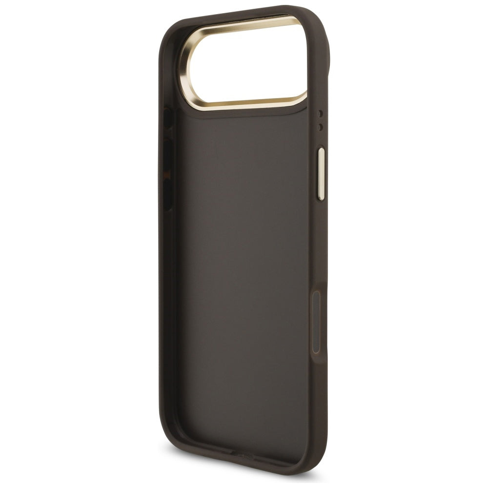 Husa pentru iPhone 17 Air - Guess Hardcase Big 4G Classic Logo (GUHCP17M4GMGCBR) - Brown