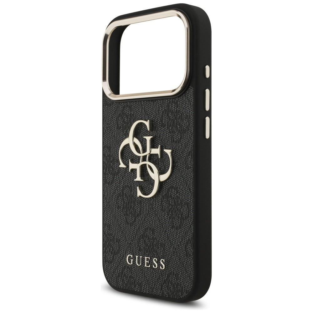 Husa de protectie Guess Hardcase Big 4G Logo Classic compatibil cu iPhone 17 Pro, Negru