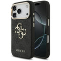 Husa de protectie Guess Hardcase Big 4G Logo Classic compatibil cu iPhone 17 Pro, Negru